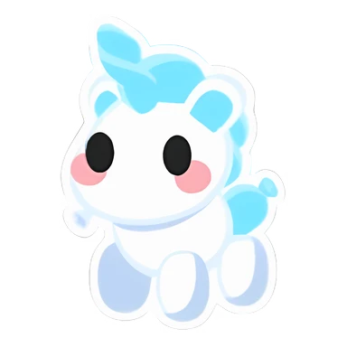 Balloon Unicorn Sticker