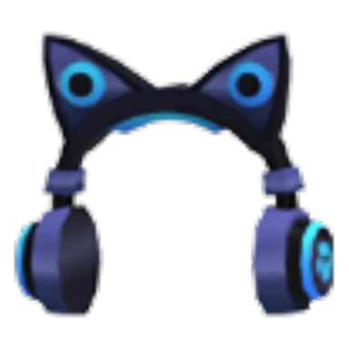 Blue Cat Ear Headphones