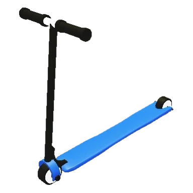 Blue Scooter