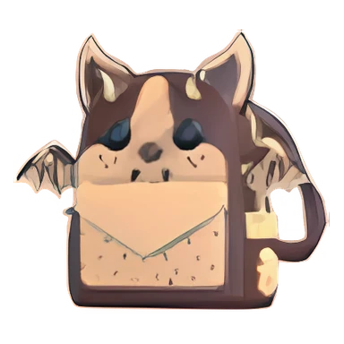 Chocolate Chip Bat Dragon Backpack