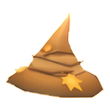 Eco Brown Earth-Wizard Hat