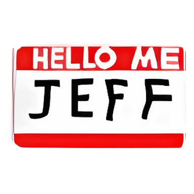 Jeff's Nametag