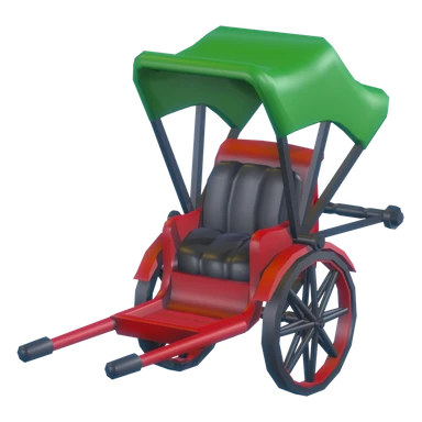 Lunar New Year Rickshaw Stroller