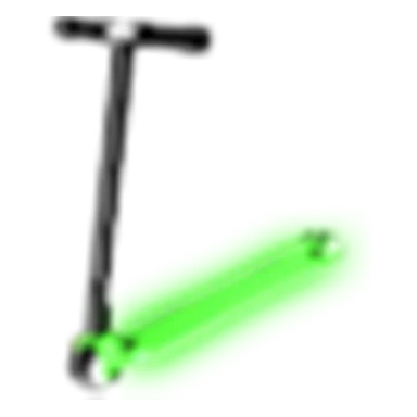Neon Green Scooter