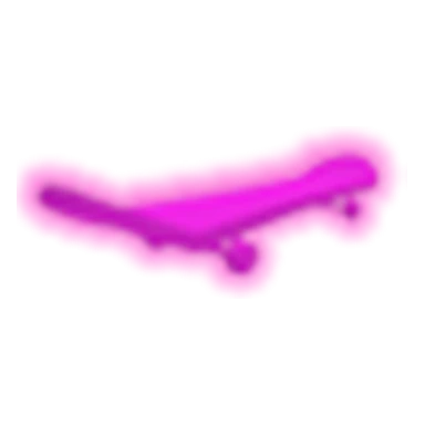 Neon Pink Skateboard