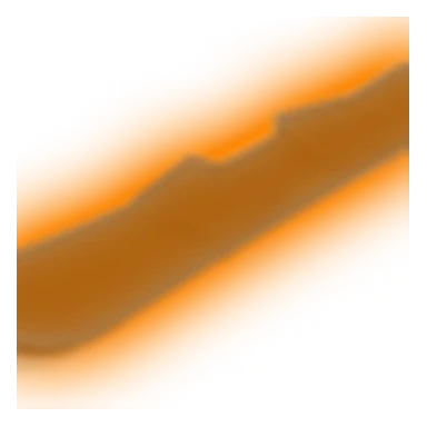 Orange Neon Snowboard