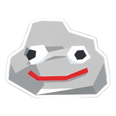 Pet Rock Sticker