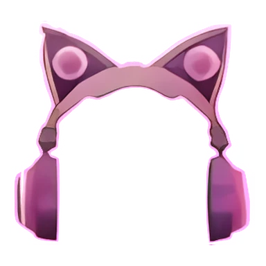 Pink Cat Ear Headphones