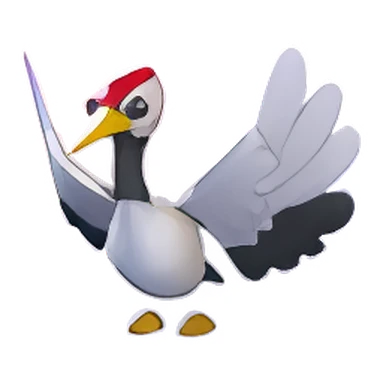 Red Crowned Crane
