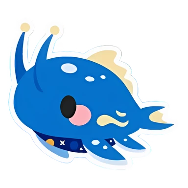 Space Whale Sticker