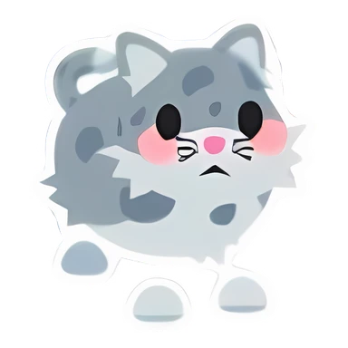 Spinning Cat Animated Sticker