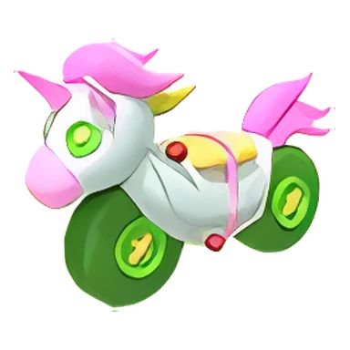 Unicorn Zombie Ponycycle