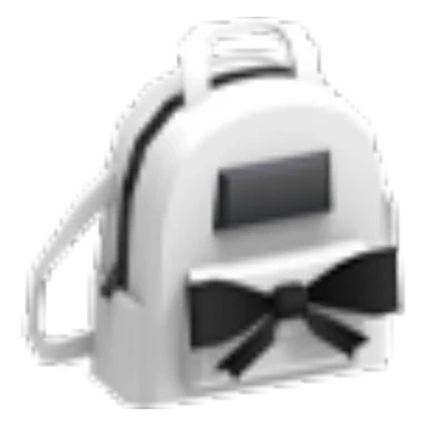 White Designer Backpack